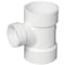 Charlotte Pipe And Foundry Charlotte Pipe Schedule 40 4 in. Hub X 4 in. D Hub PVC Sanitary Tee 1 pk PVC004011800 - alternate 1